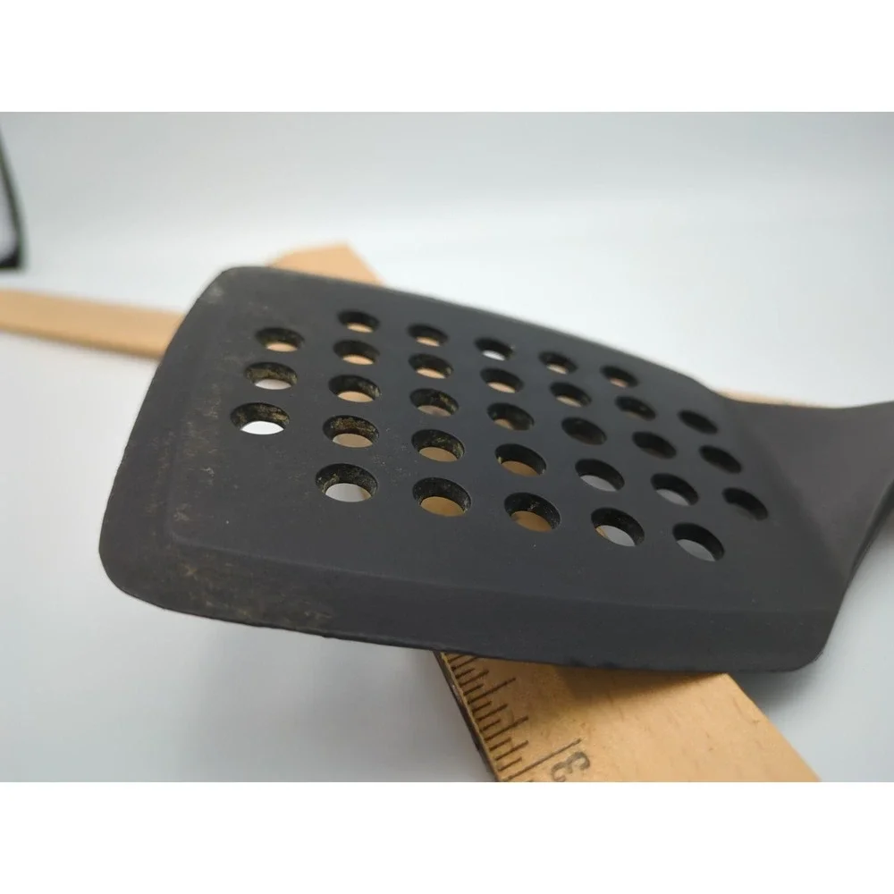 Vtg Farberware Black Nylon Spatula Flipper Heat Resistant‎ 400° F Made In USA